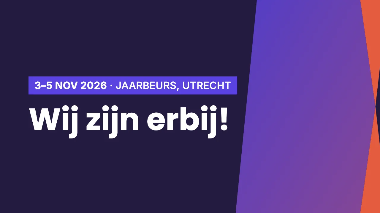 Banner van ICT&Logistiek: 3 tot 5 november 2026, Jaarbeurs Utrecht. Wij zijn erbij!